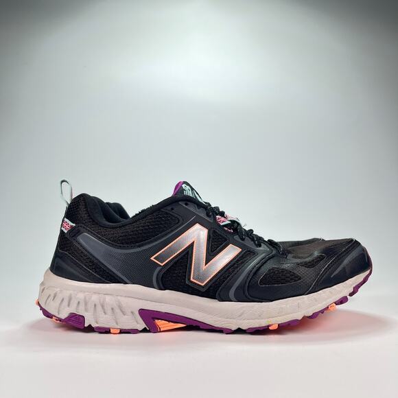New Balance 412 v3 Black Purple TechRide Running Shoes WTE412K3 Women's Size 11 - Picture 1 of 11